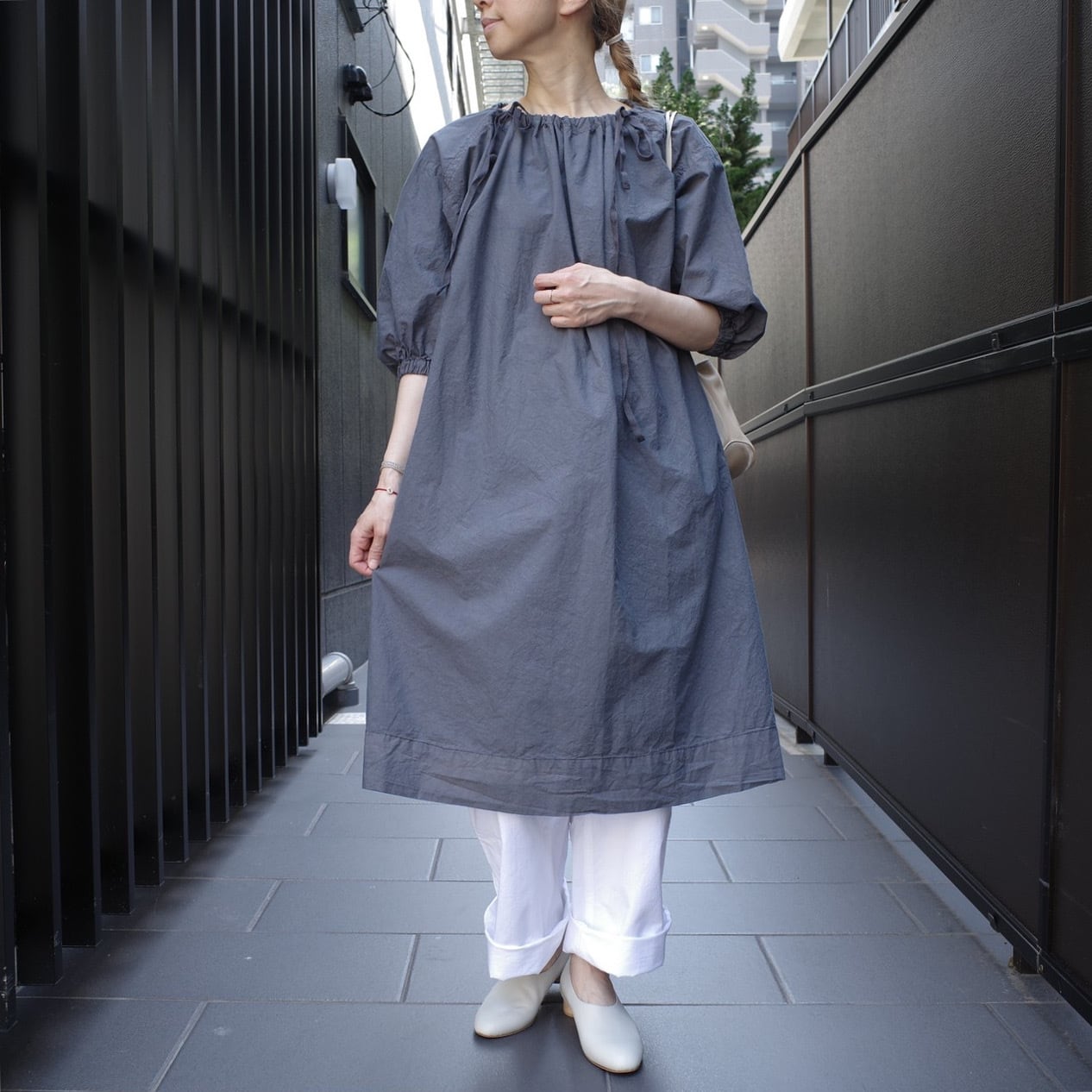 Yarmo (ヤーモ) High Rise Brace Trousers 日本未入荷 レディース