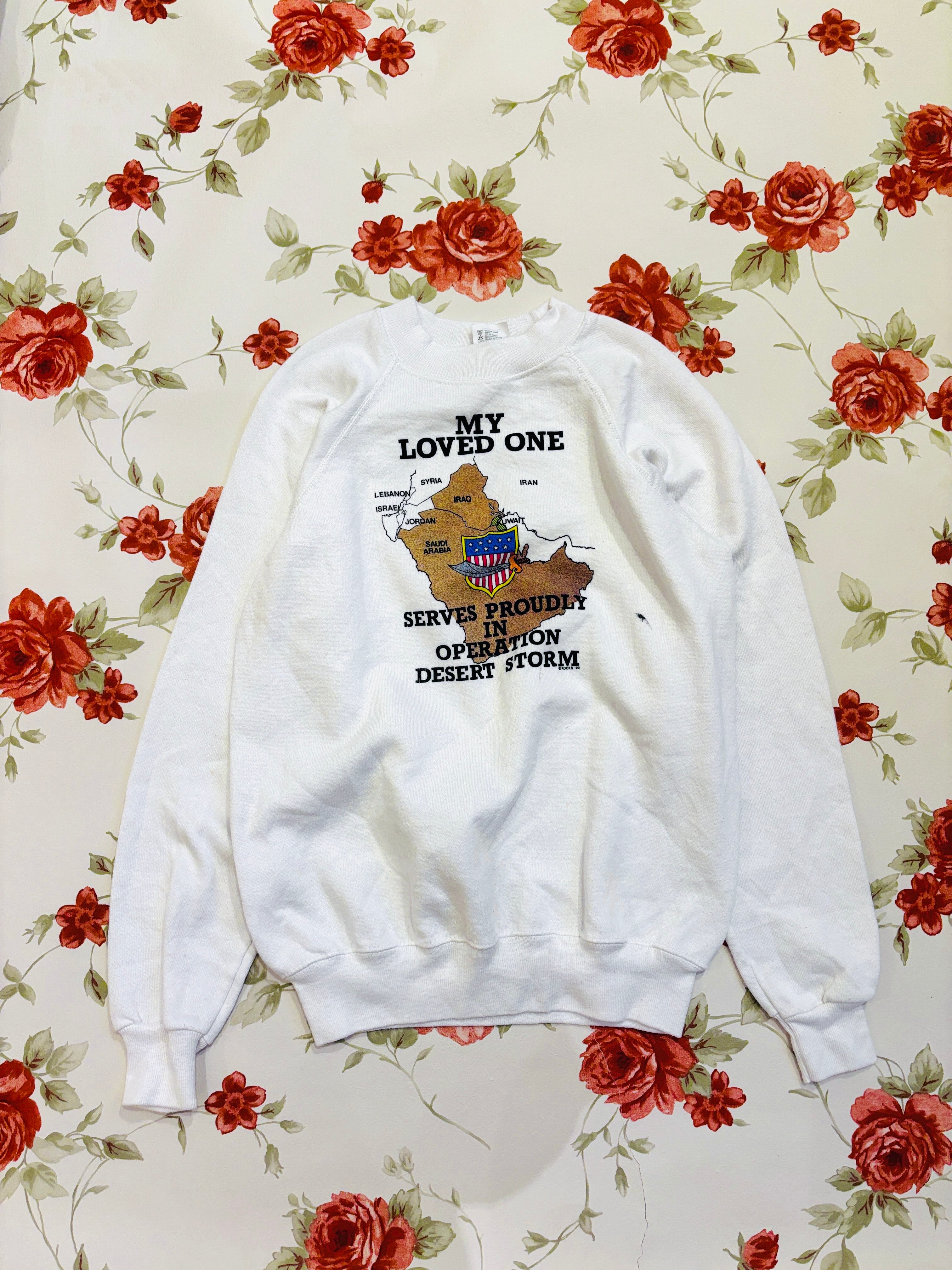 【KIDS vintage】 90's MY LOVED ONE sweat . about 6-8y