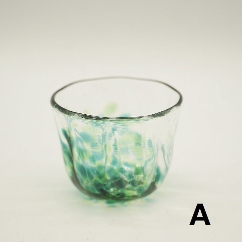 おちょこ（A～G）【琉球ガラス工房 雫】 | 沖縄の工芸品うぃーりきさん