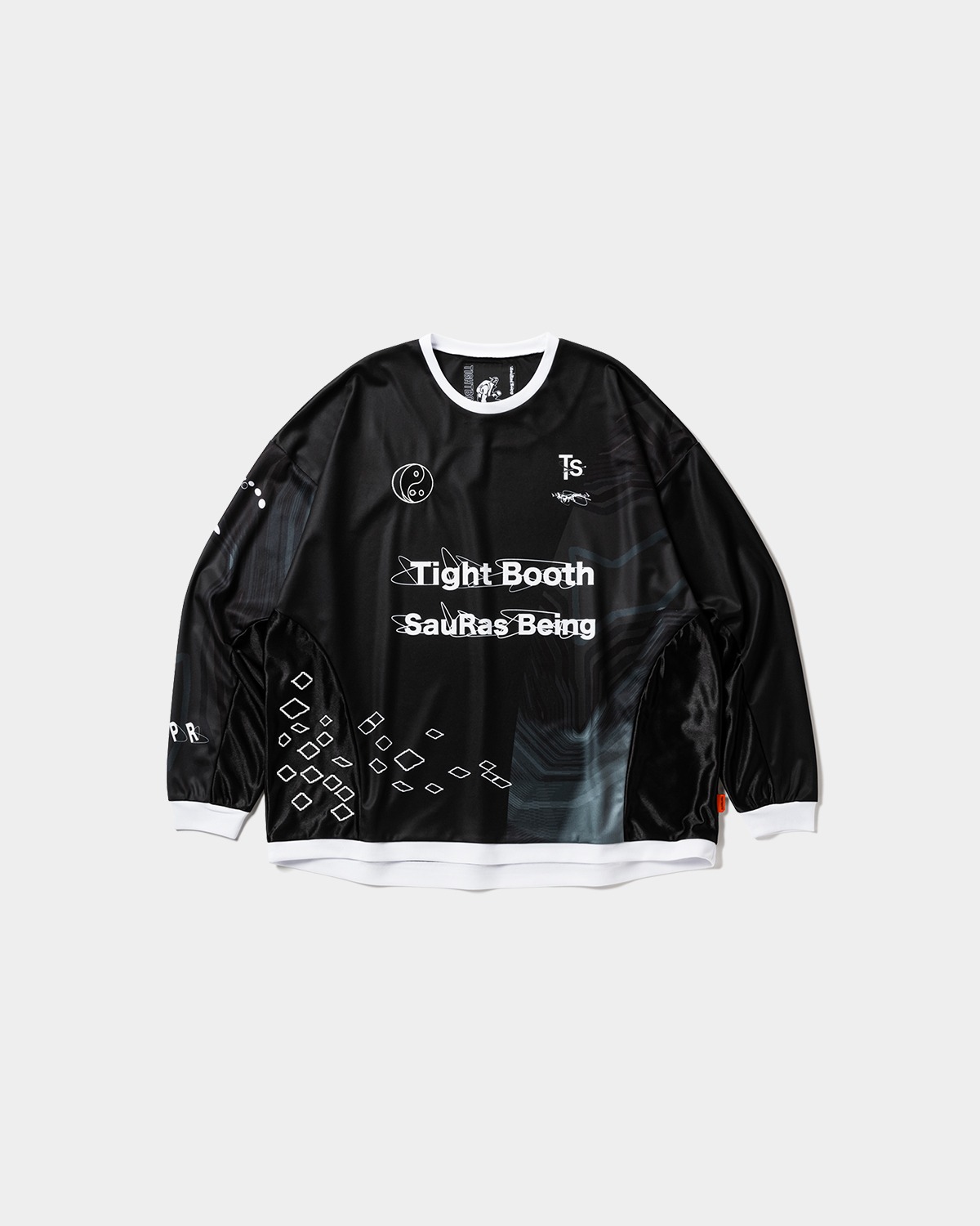 TIGHTBOOTH x SauRas Being L/S SOCCER JERSEY [Black] | Platinum&Co