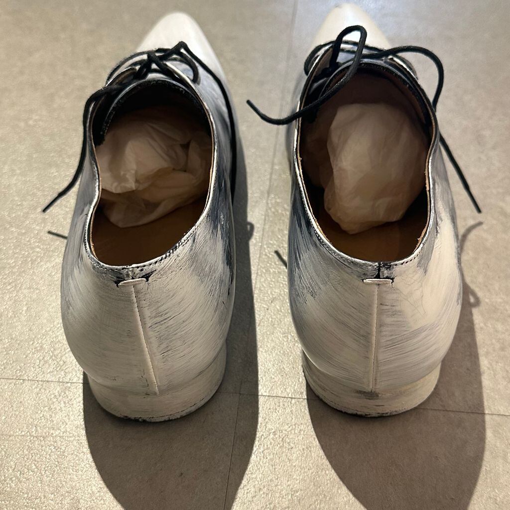 Maison Margiela メゾンマルジェラ 21SS Leather Dress Shoes ペンキ