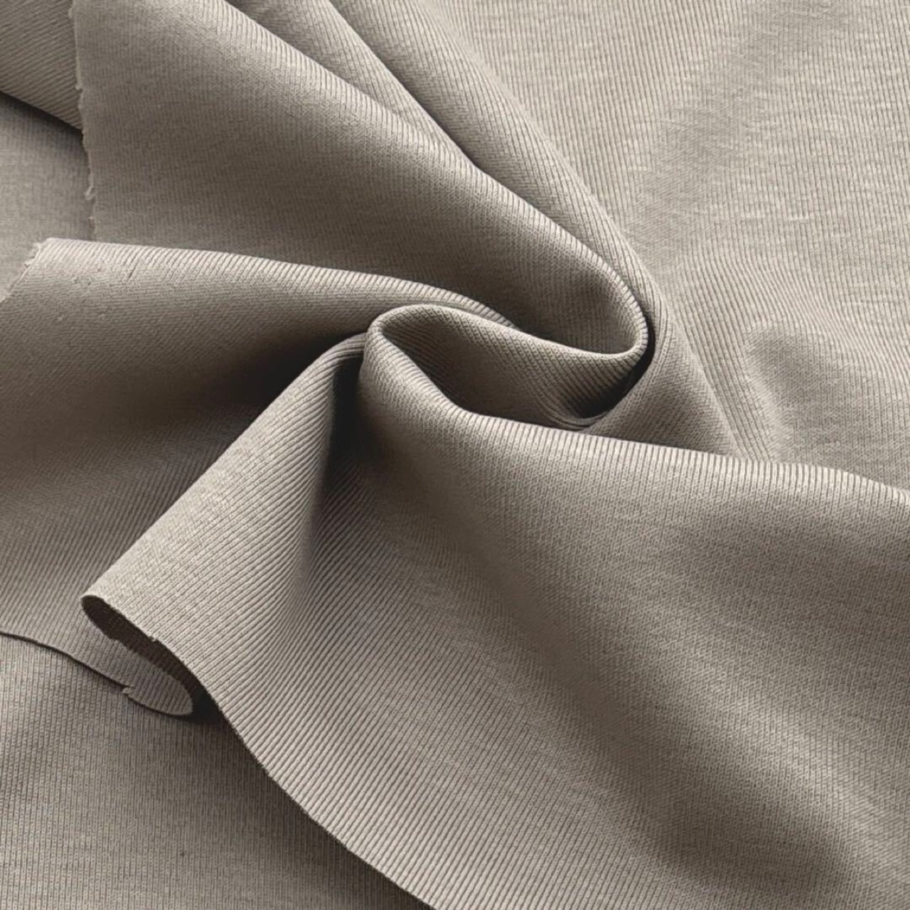 ★TB865◆3m◆SALE◆綿100%フライスニット生地◆グレージュ系