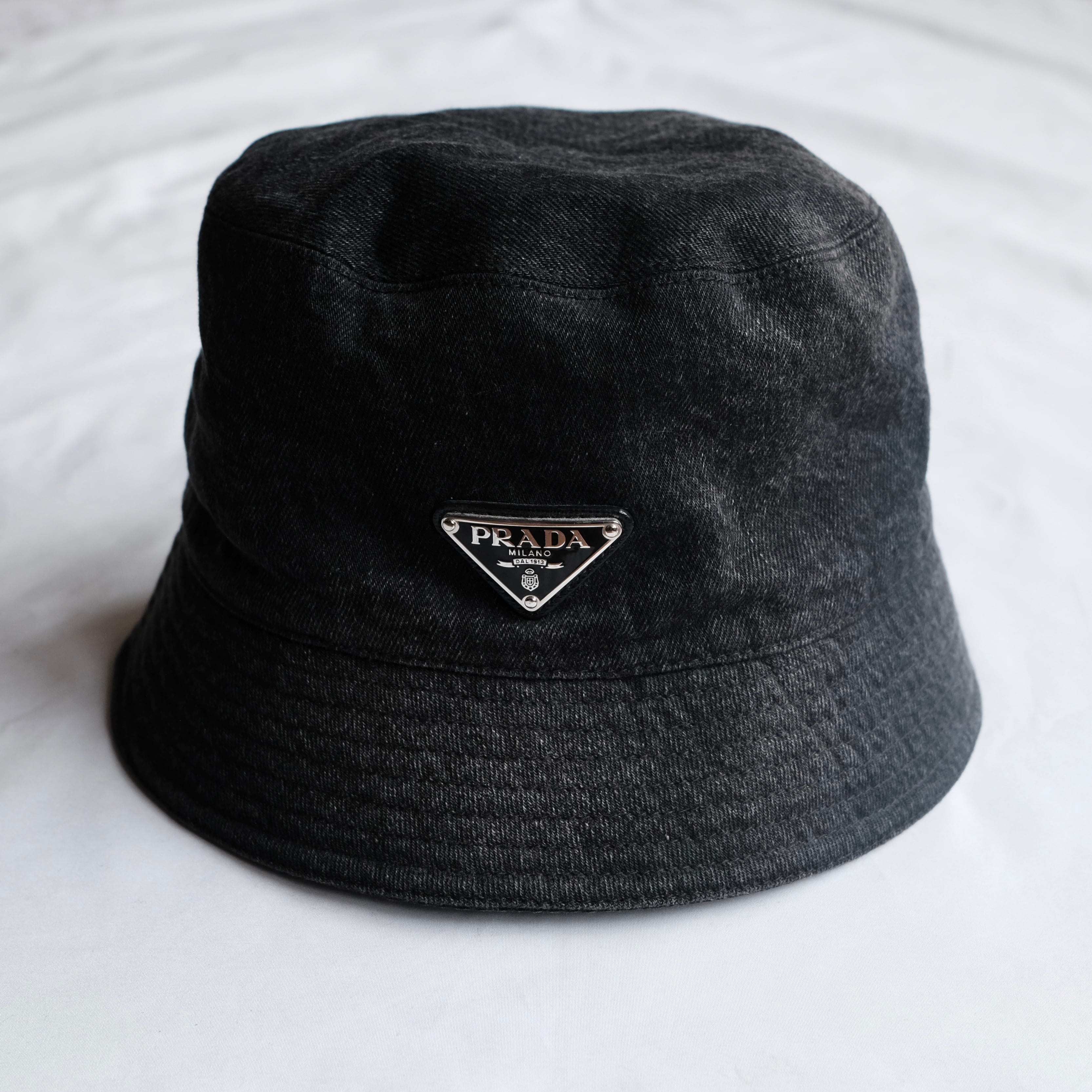 PRADA BLACK DENIM HAT | safarionline