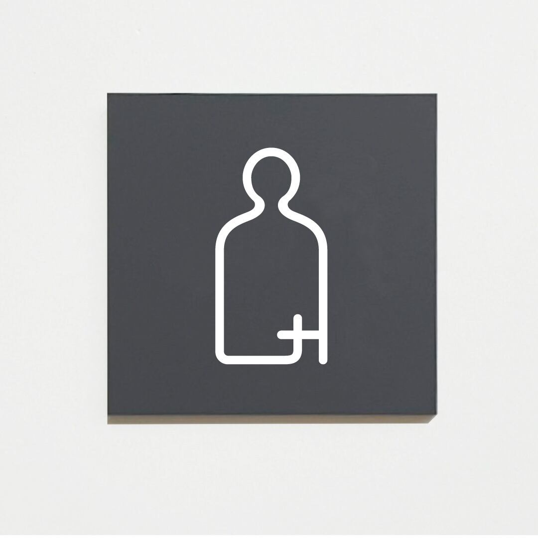 軽量 アルミ複合板 壁付け 看板（サイン各種 ）kabe-0068 | nishizaki