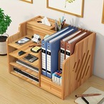 多機能 デスク収納棚 デスク用品 ３種類 ロック付き ティッシュボックス付き