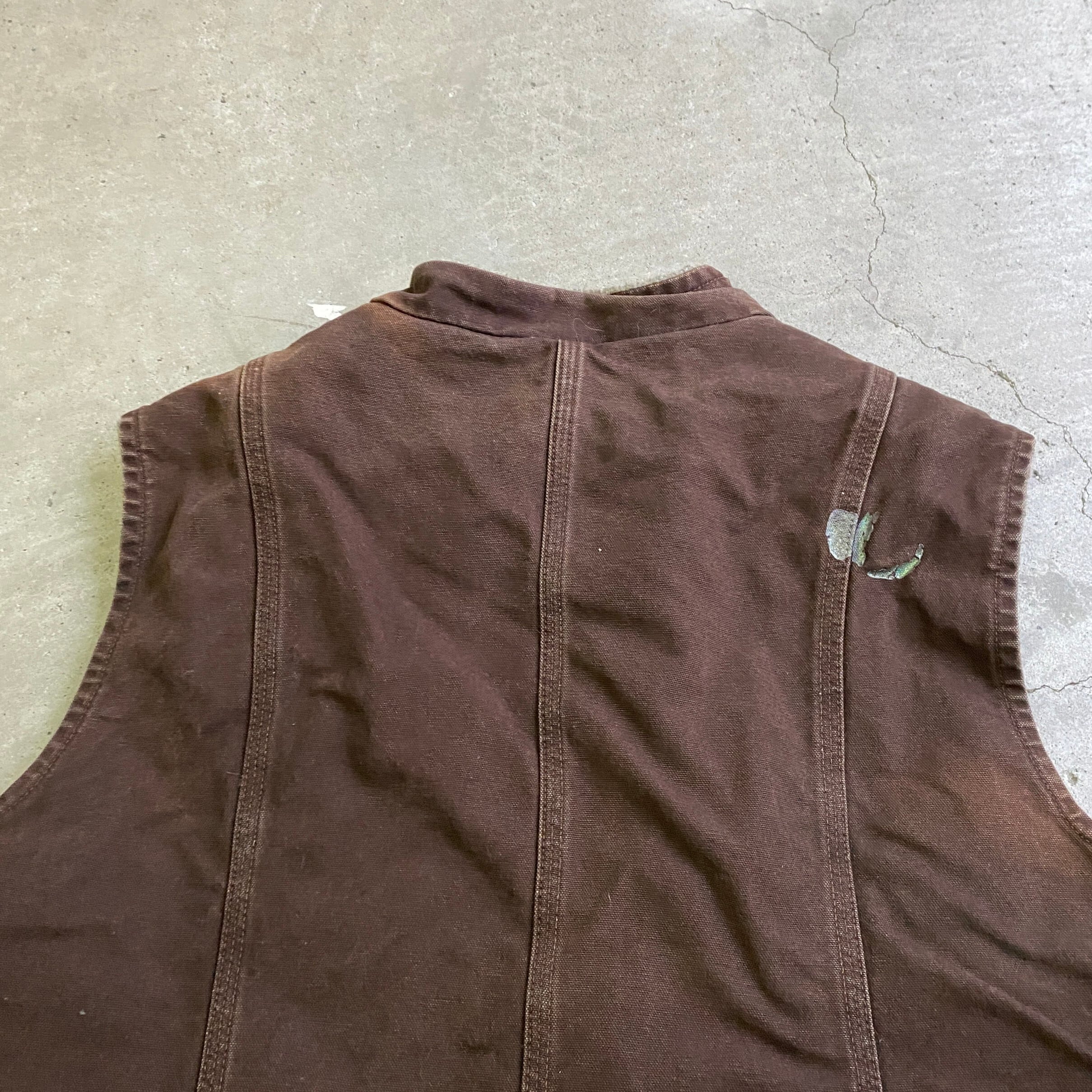 Carhartt カーハート ダック地 ベスト ハイネック レディース2XL相当