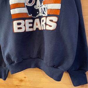 【FRUIT OF THE LOOM】80s 90s USA製 オールドスウェットNFL  Chicago Bears トレーナー プリント US古着