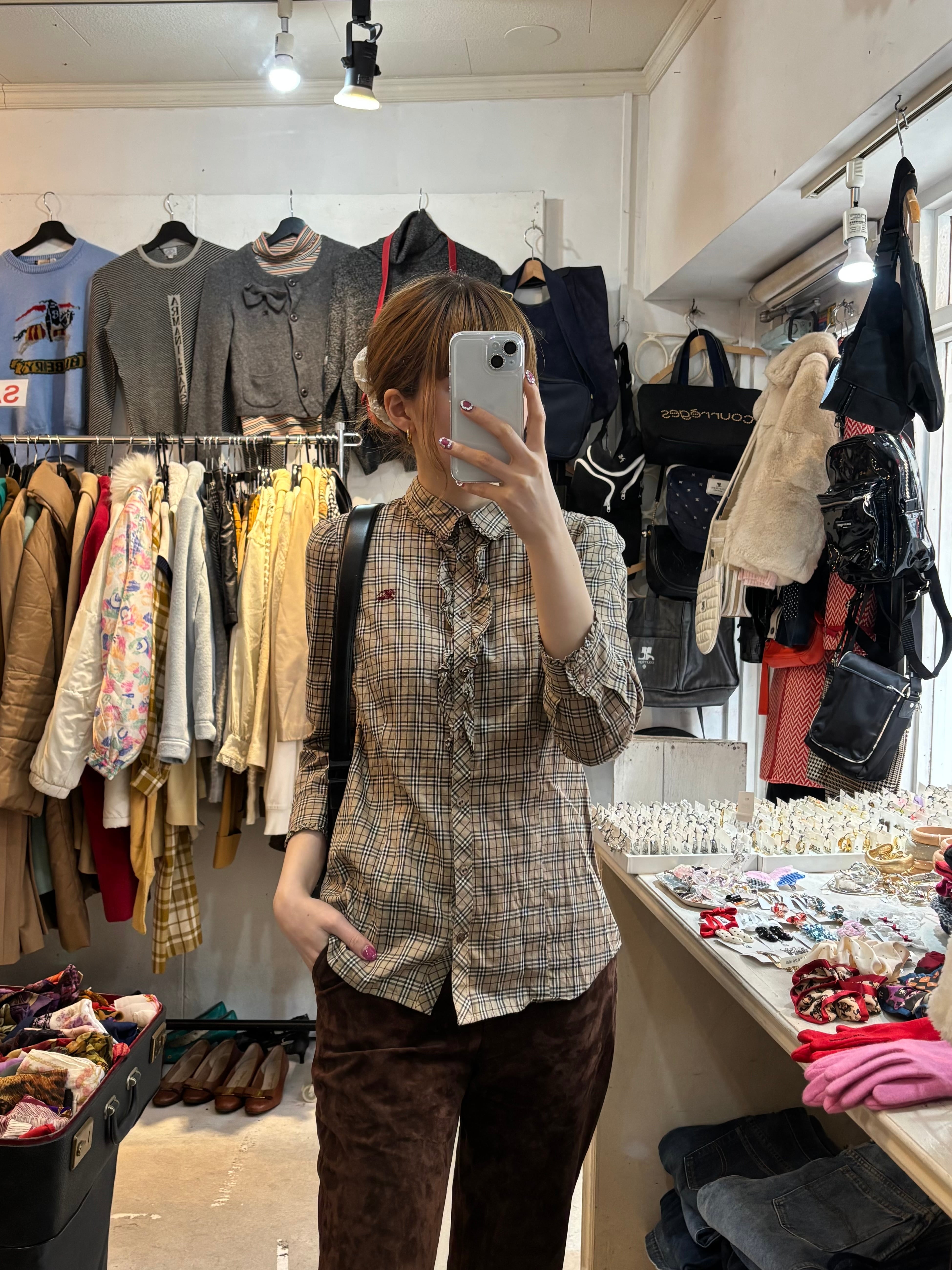 26F91 Burberry blue label shirt | blazetorwest