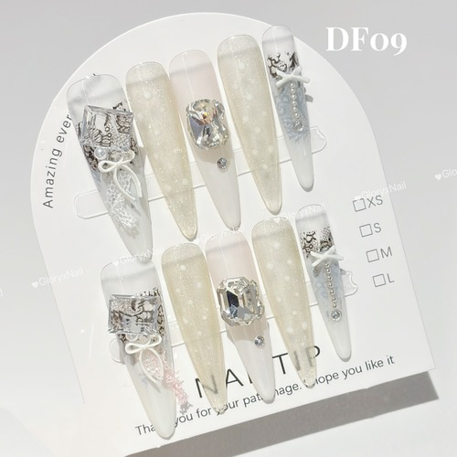 DF09　ネイルチップ　サイズXS/S/M