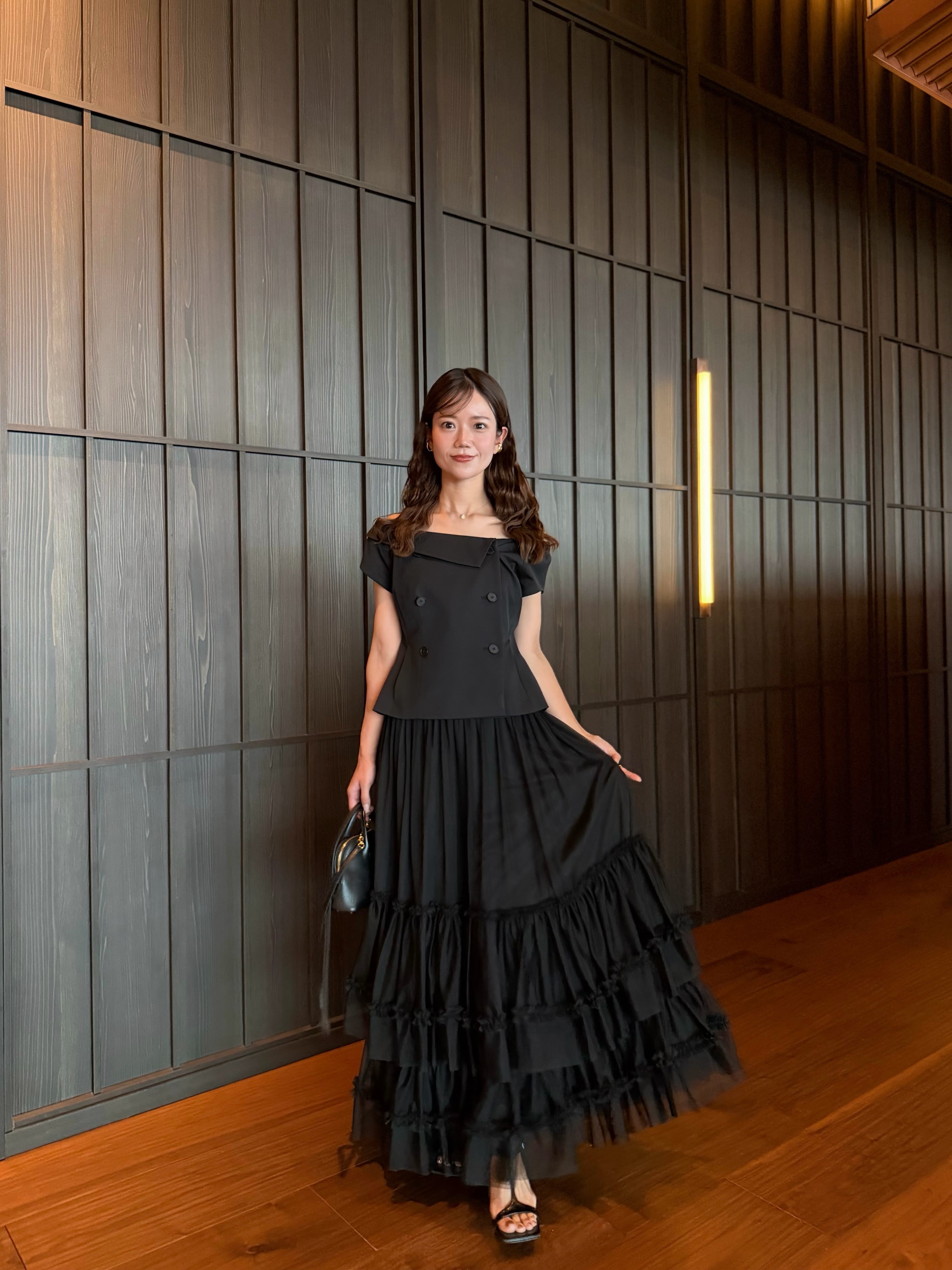 tulle skirt / black 6/18 21:00～再販(即納) | HYEON