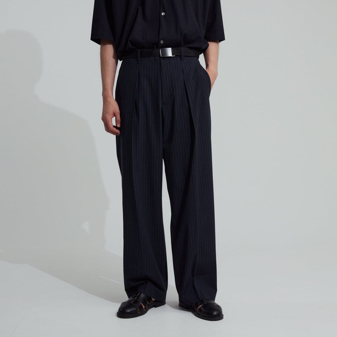 TROPICAL T/W TUCK PANTS - LONG / トロピカルT/Wタックパンツ-ロング
