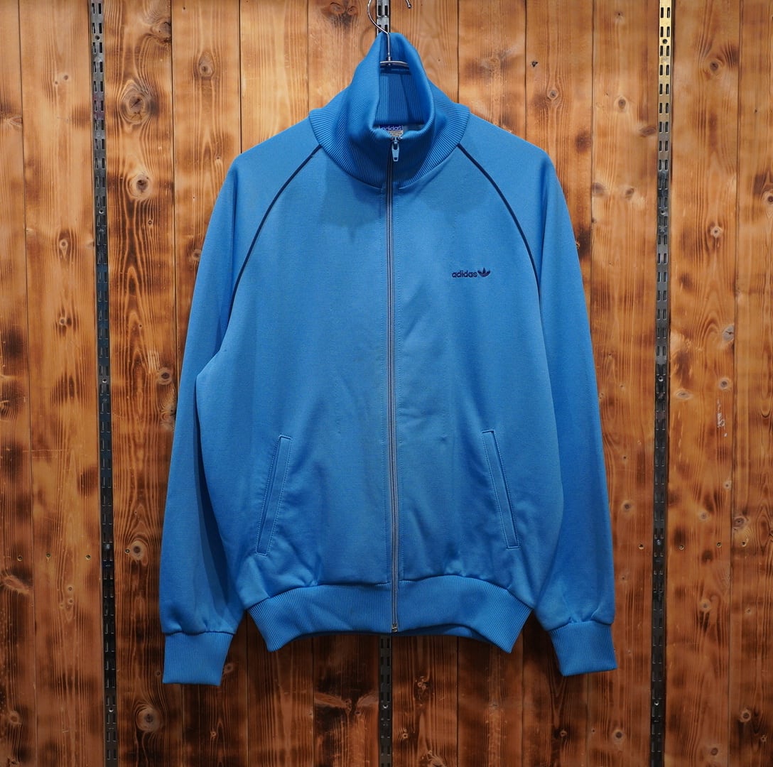 70s adidas トラックジャケット ジャージ L/アディダス 西ドイツ