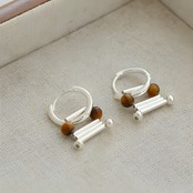 Ambre Bar Hoop Pierce F0510