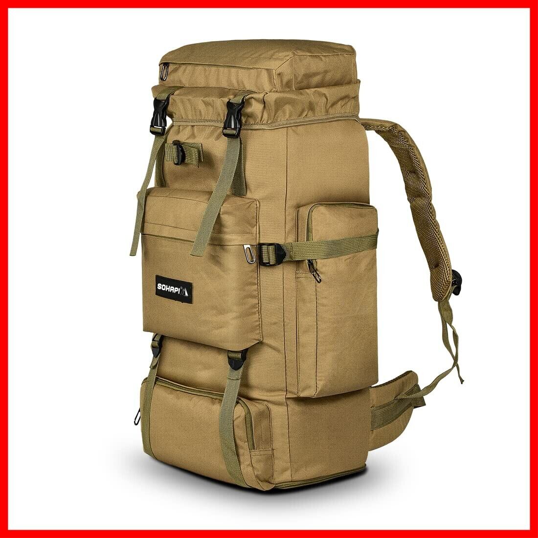 2022最新】[SOHAPI] 登山リュック 70-85L 大容量 超軽量1.28kg 防災