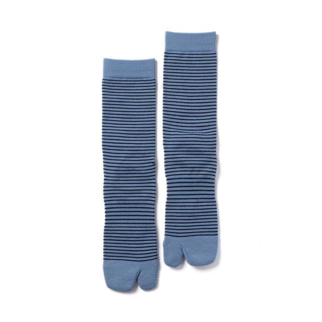 Merino Wool Stripe Socks（Light Blue）