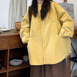 ポケット付きステッチボリュームジャケット ・9598