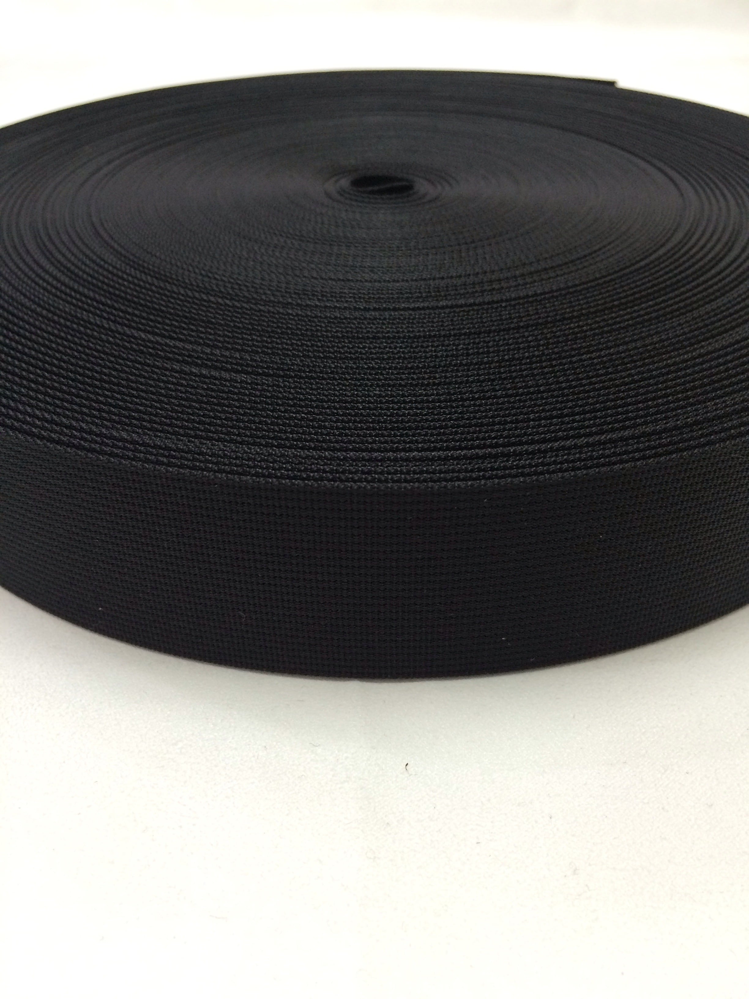 50m巻 RNテープ RN2012 耳付き 黒 後染 ナイロン100% 厚さ約1.5mm 幅25mm 50m巻 RNテープ RN2012 耳付き 黒 後染 ナイロン100% 厚さ約1.7