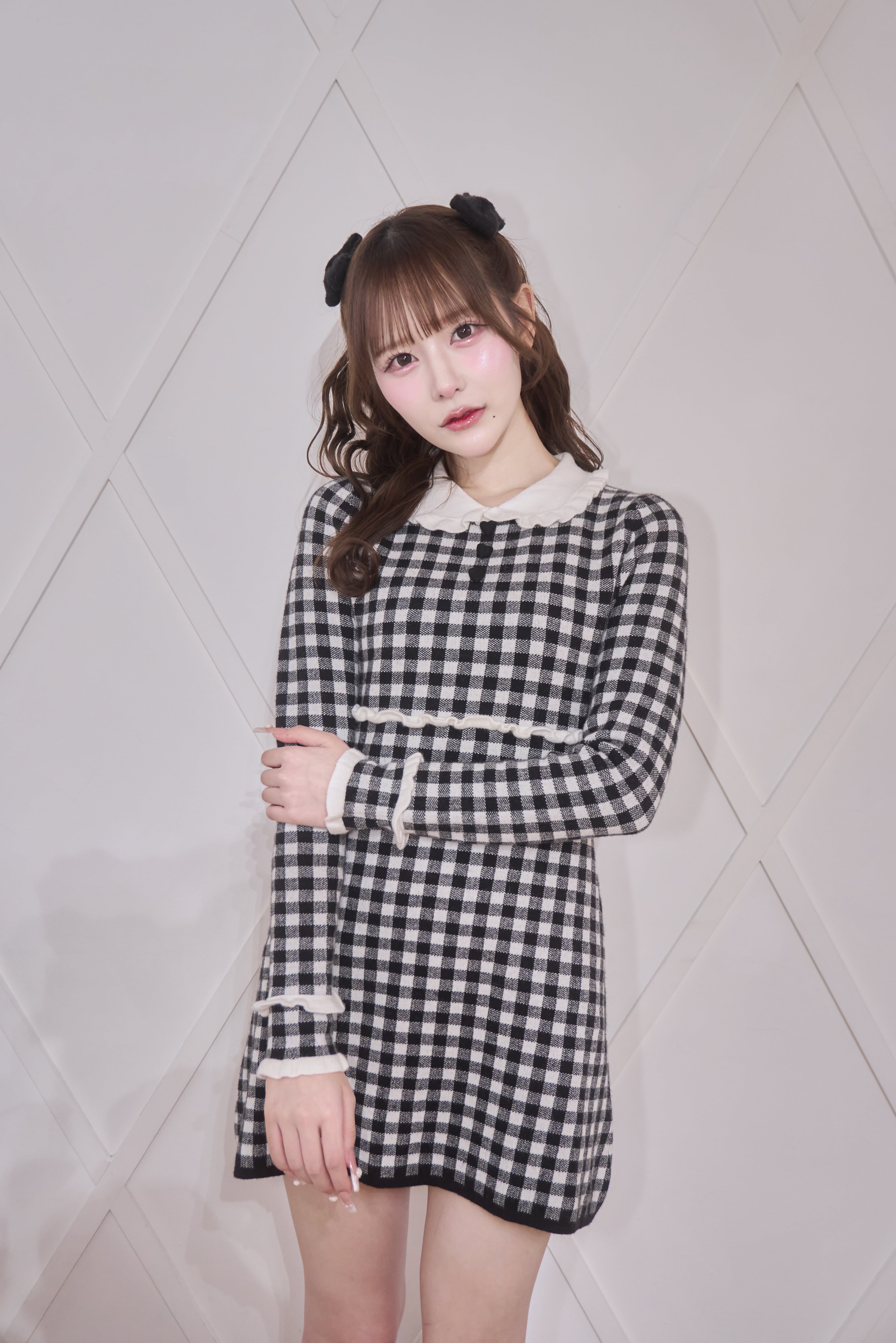 bebe frill knit op