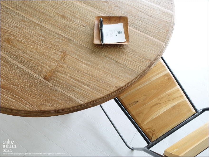 ヴィンテージ丸テーブルN 円形テーブル ダイニングテーブル 什器