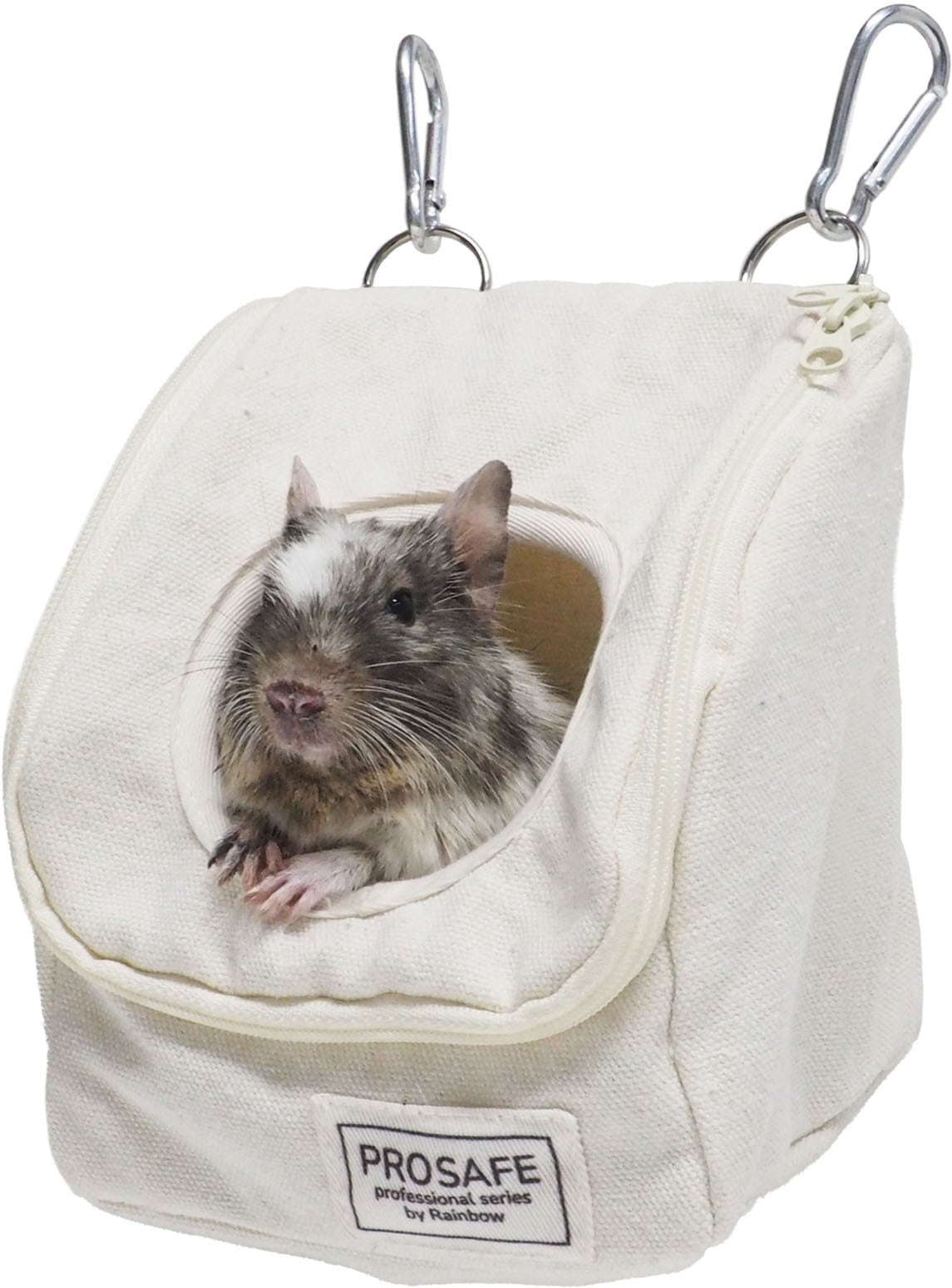 【小動物用品】【PRO SAFE】デグモモハウス デニム/ナチュラル/グレー