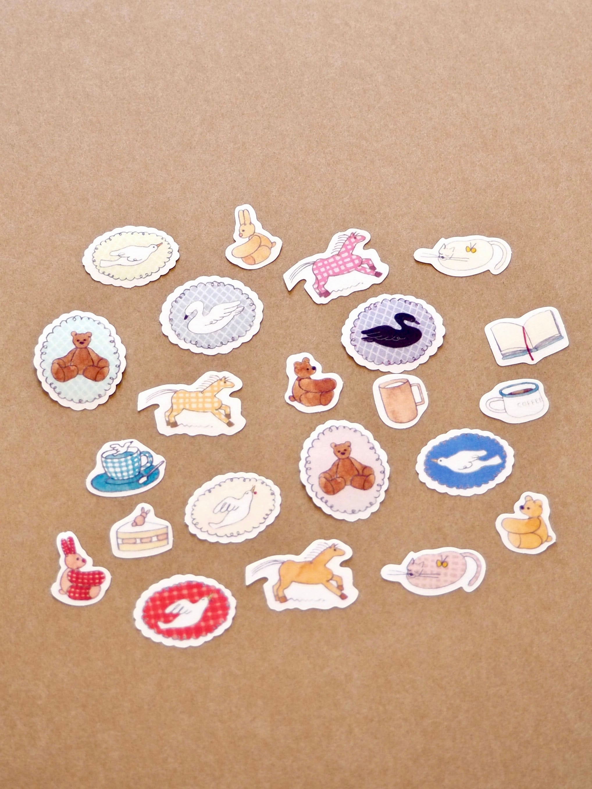 flake stickers「わたしのちいさなたからもの」