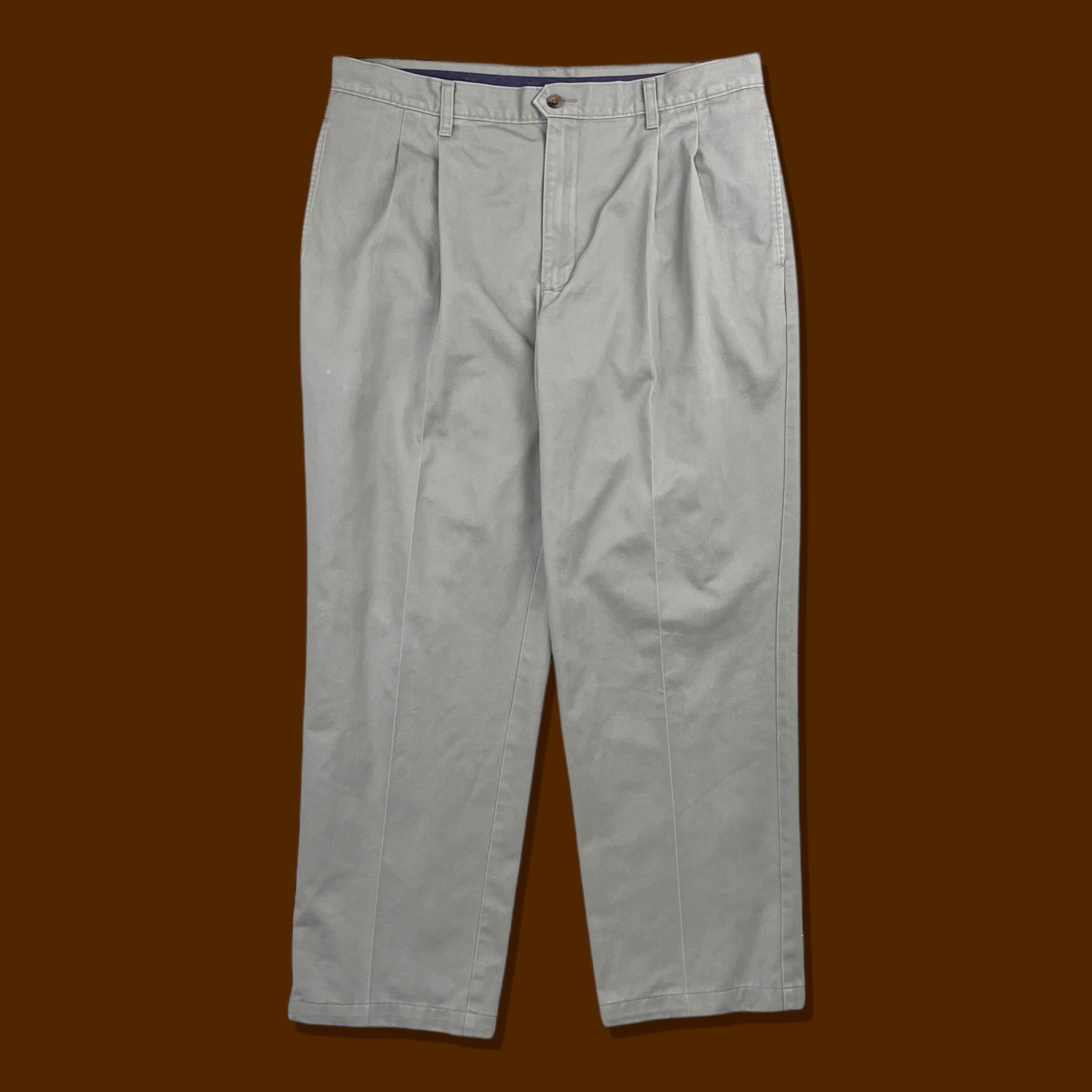 00s DOCKERS Pleated Twill Classic Fit Chino Pants | MARKET
