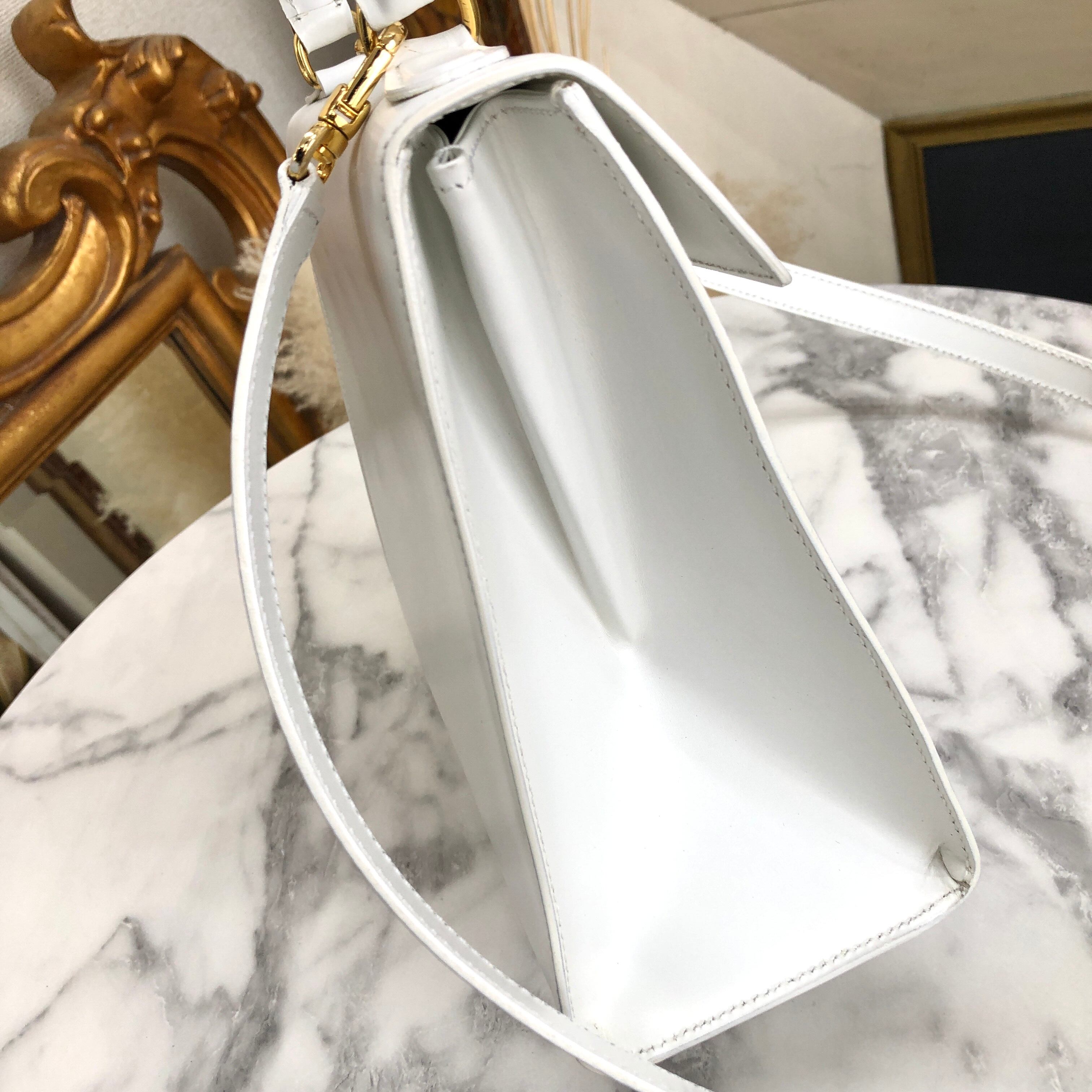 CELINE セリーヌ ガンチーニ レザー 2way ケリー ショルダーバッグ