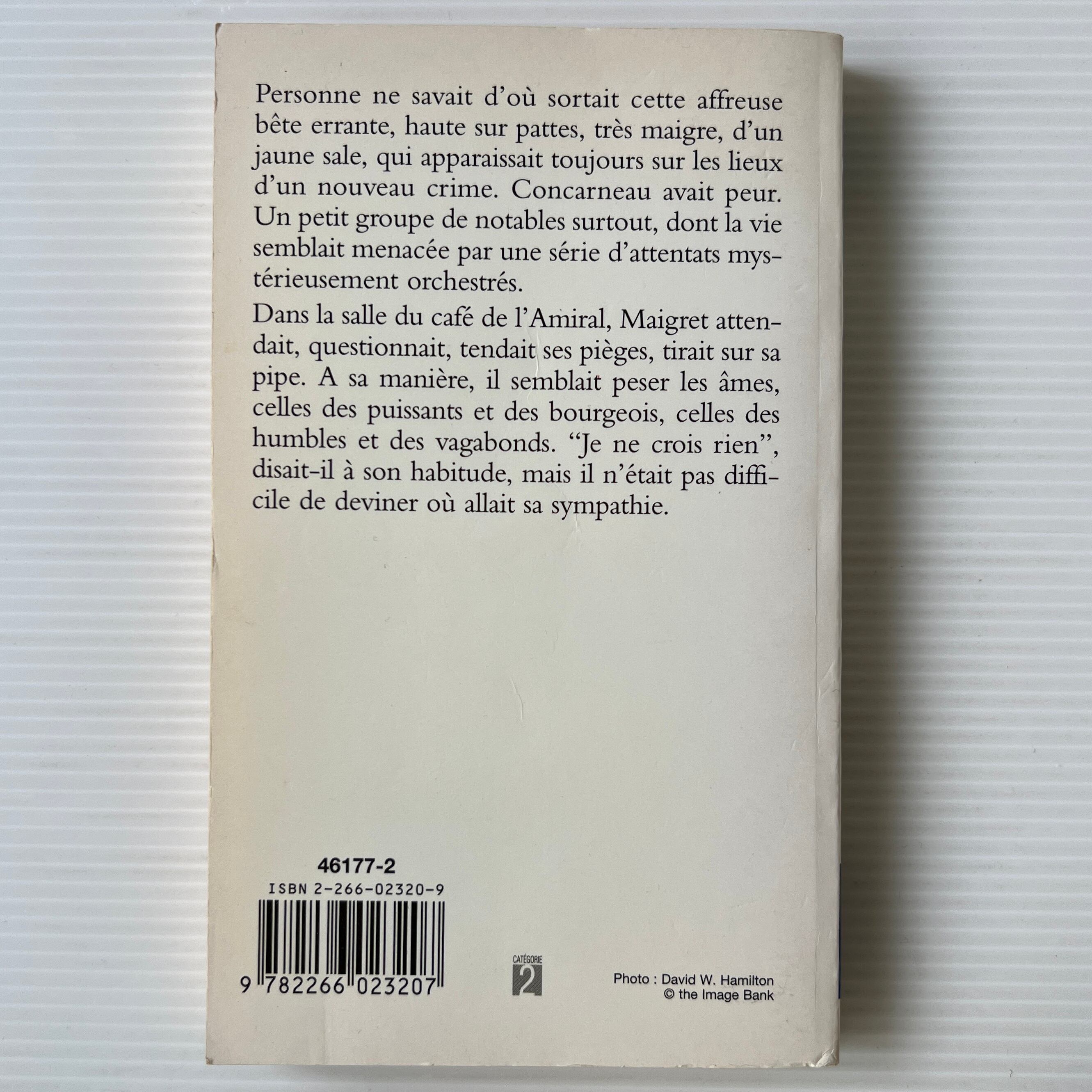 Le Chien Jaune 黄色い犬 / Georges Simenon ジョルジュ・シムノン / Pocket