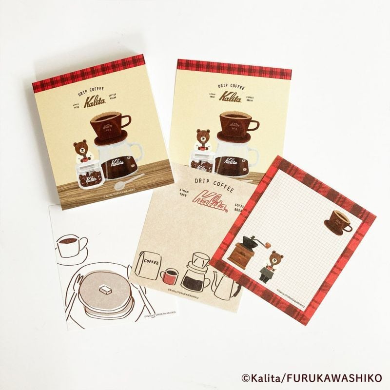 古川紙工×Kalita コラボ商品 メモパット | 船越文具店