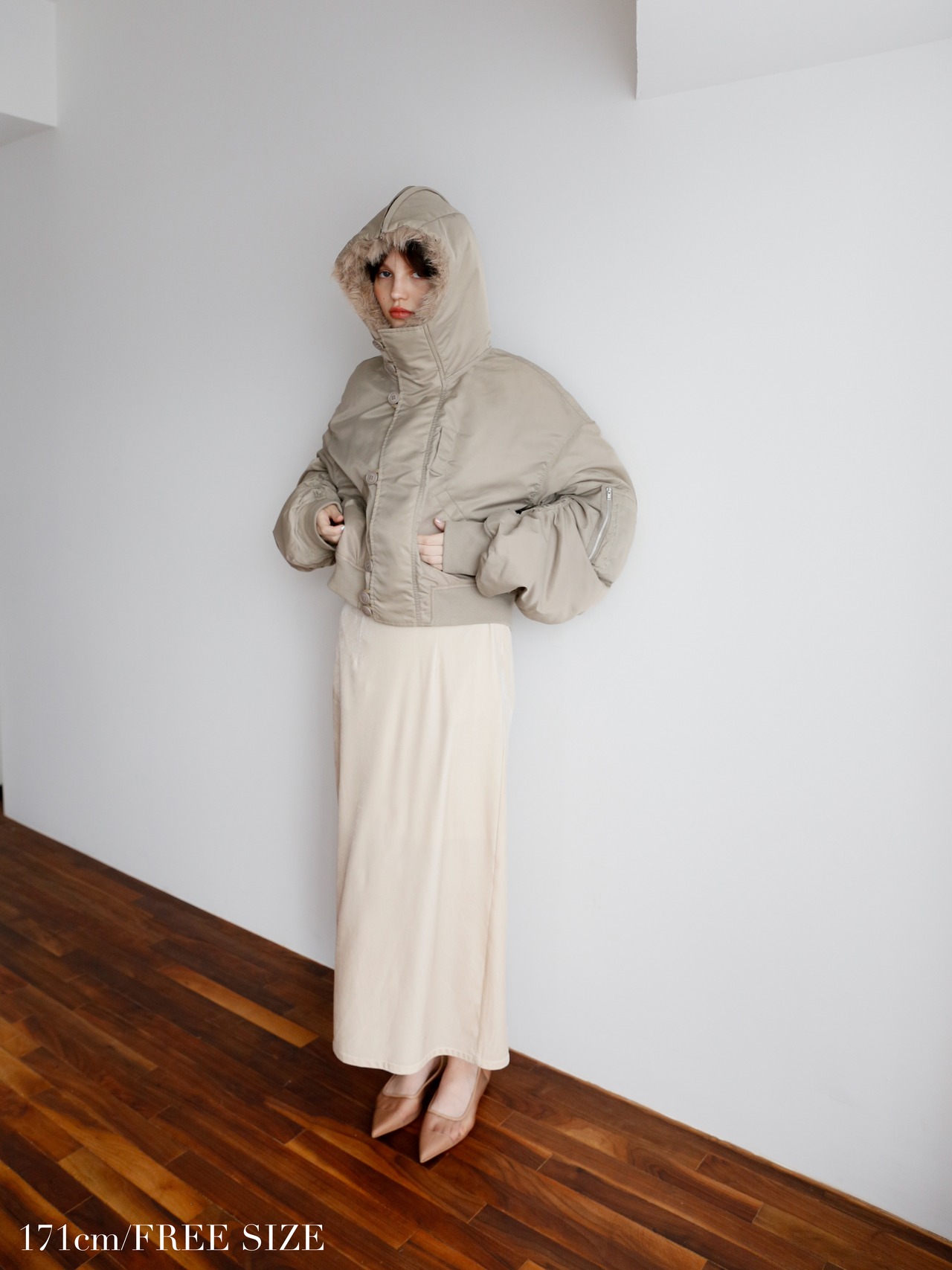 volume sleeve flight jacket | Katrin TOKYO