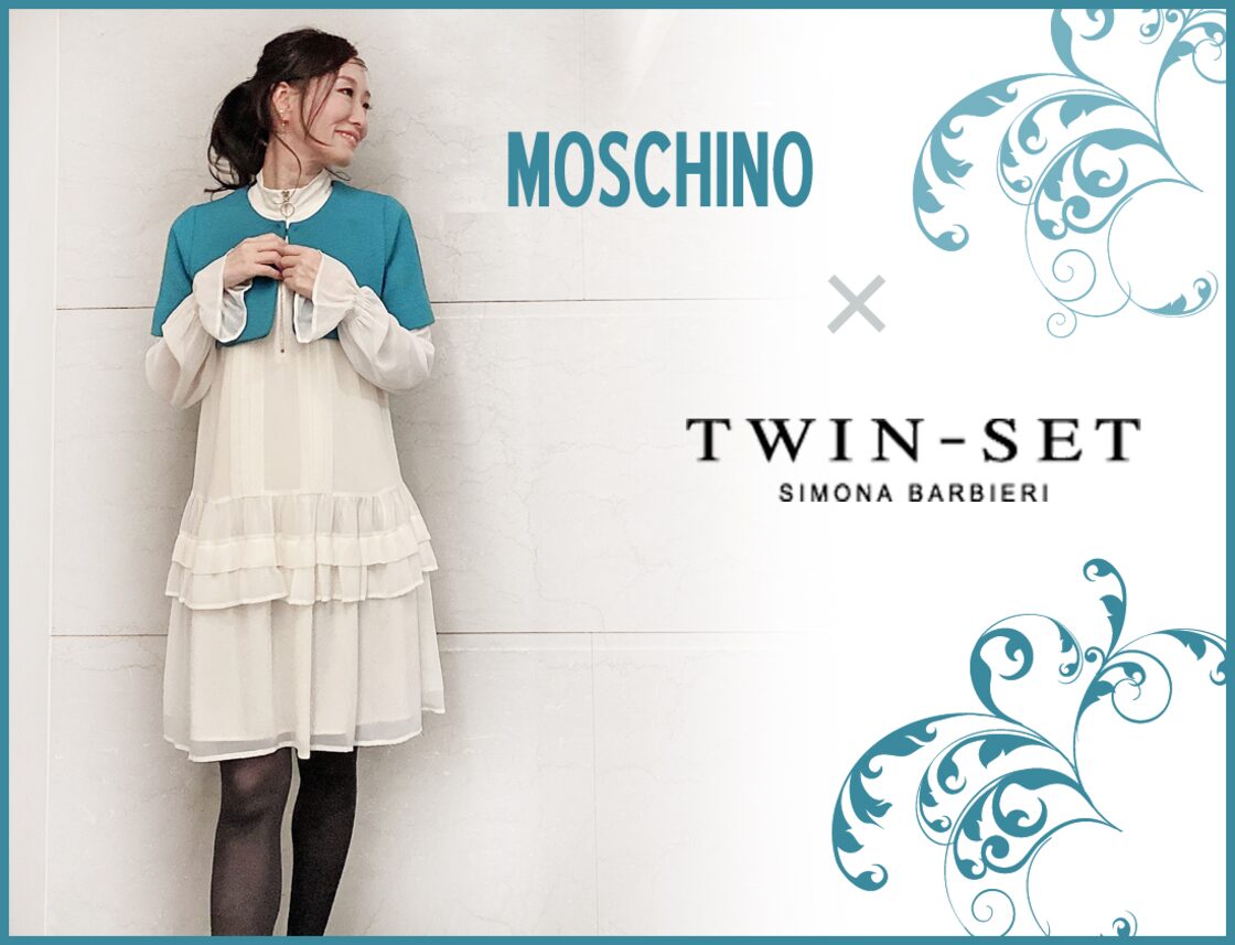 新品ツインセット 長袖シフォンワンピース 白 #XS TWIN-SET | Pay ID 