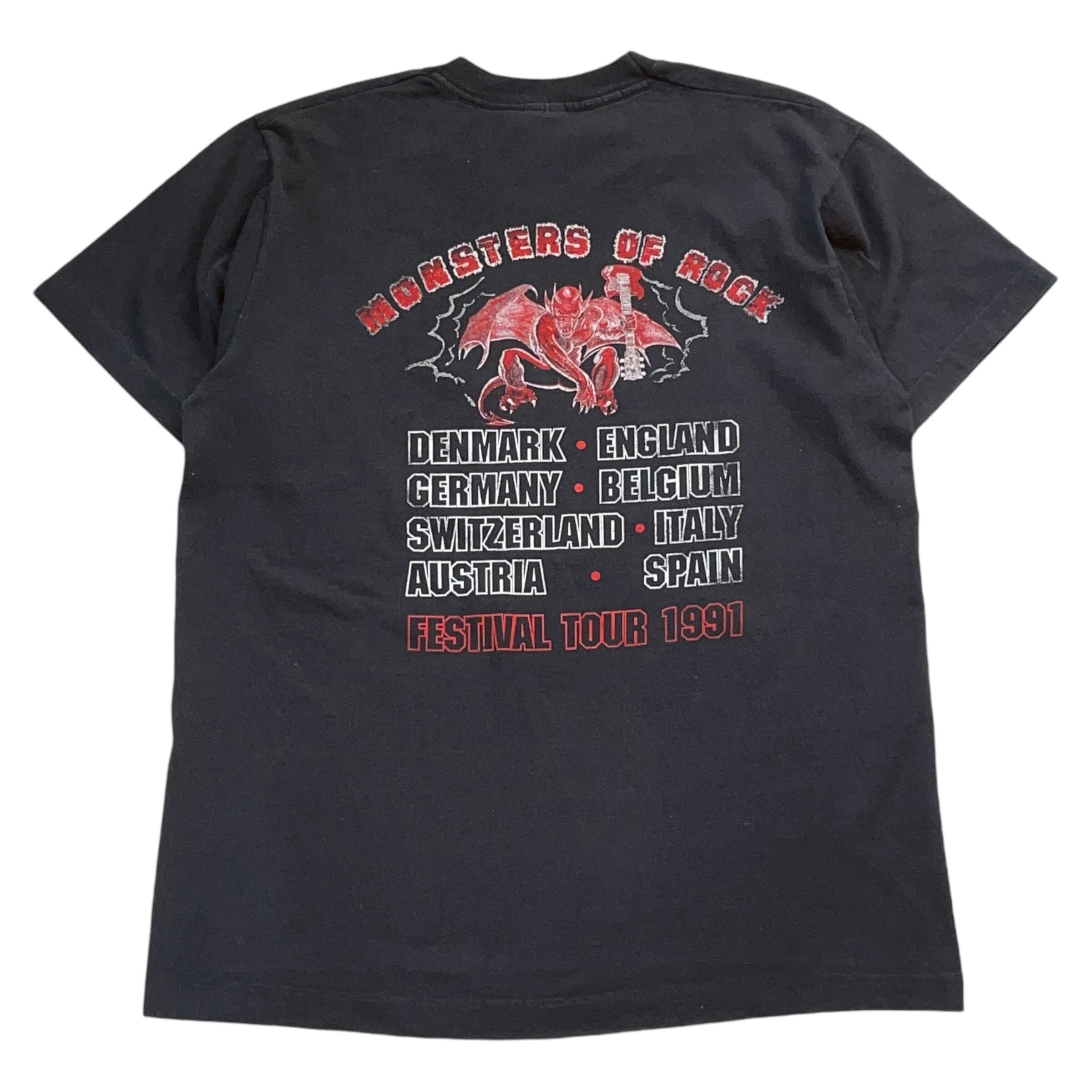 1991s MONSTERS OF ROCK T-shirt | What'z up
