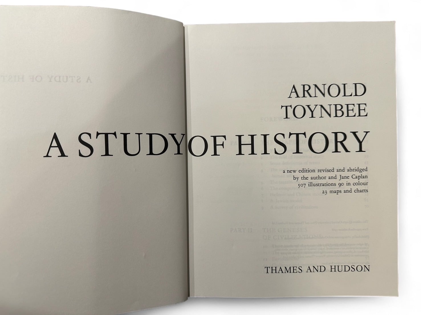 SH018】A study of history. The one - volume edition