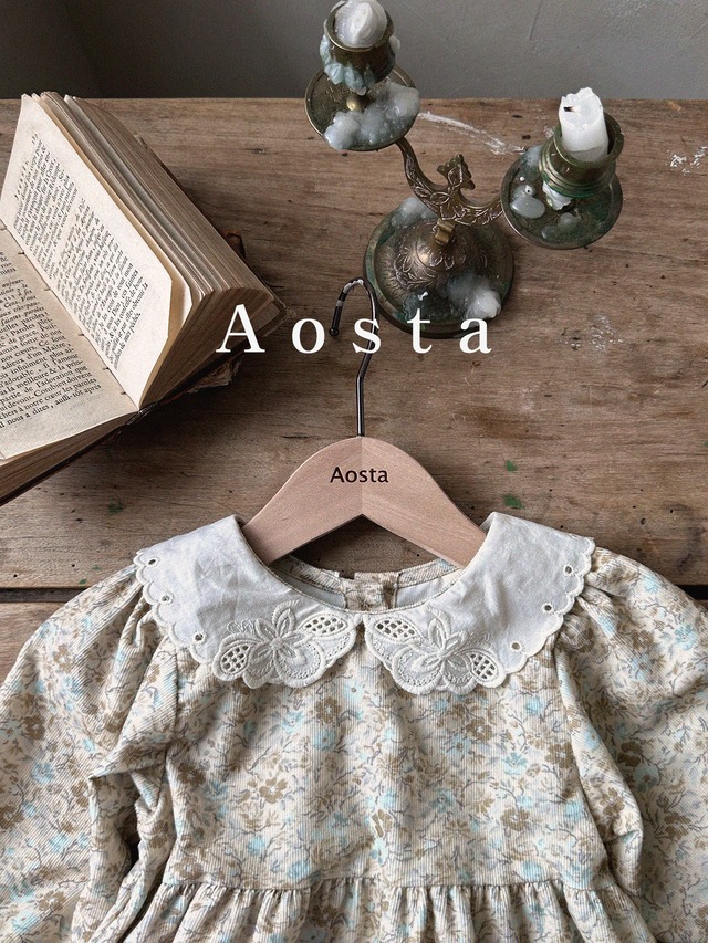 《秋ご予約》ellie dress ★ ｜ご予約 秋 aosta アオスタ ワンピース onepiece 女の子 ベビー キッズ