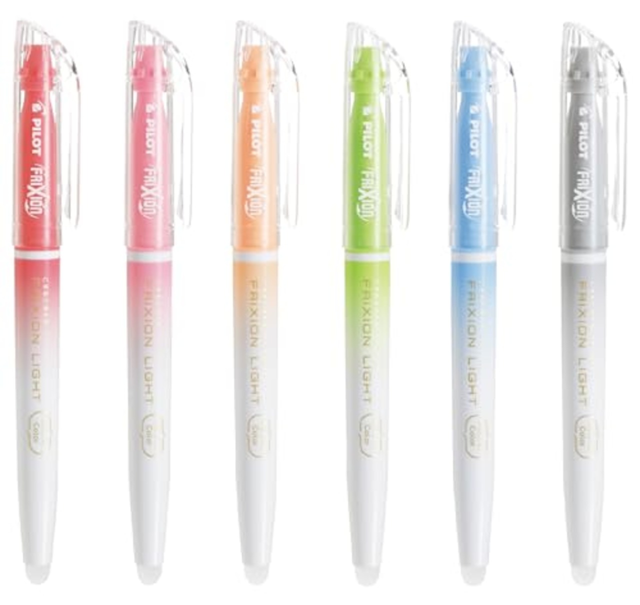 PILOT 蛍光ペン フリクションライト 3.3mm ナチュラルカラー 6色セット SFL60SL6CN
