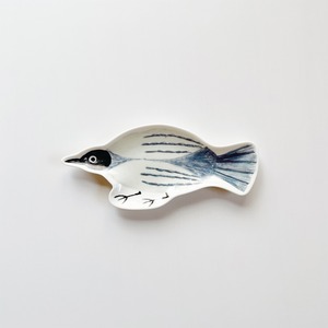 Bird diecut plate