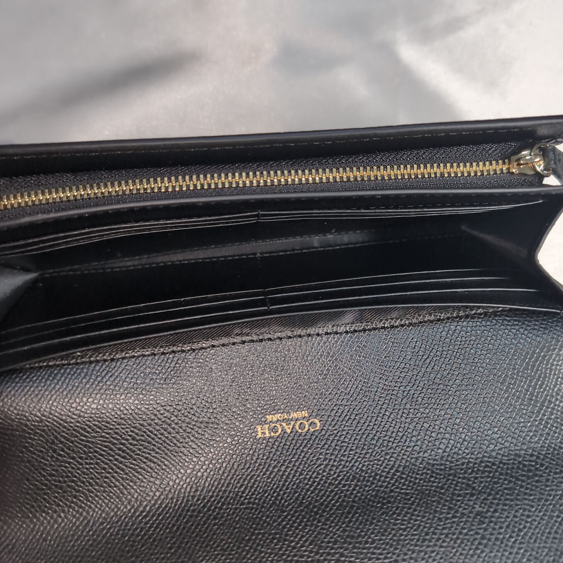 COACHコーチ シグネチャー スリム エンベロープ ウォレット長財布