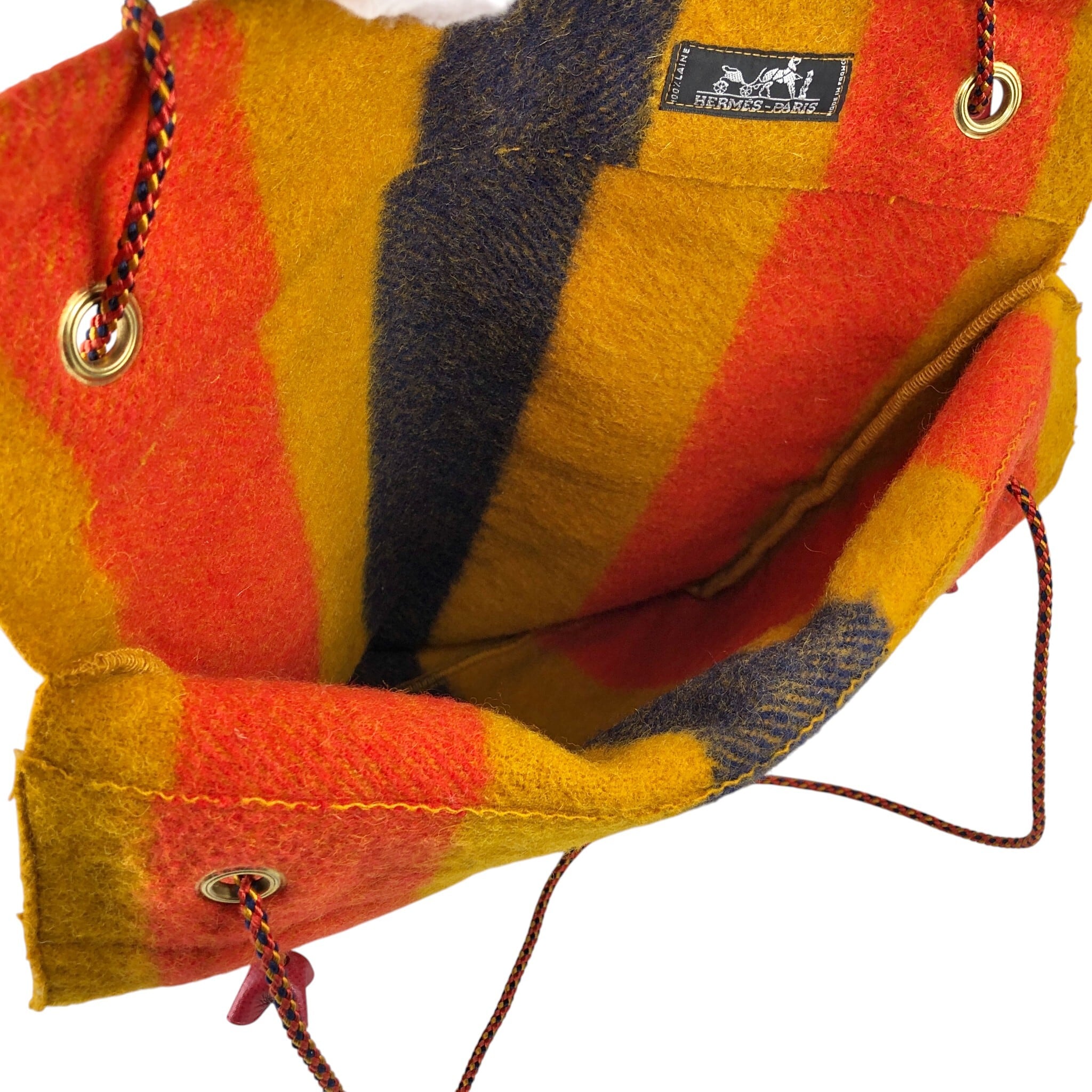 HERMES エルメス アリーヌGM ショルダーバッグ オレンジ ブラック
