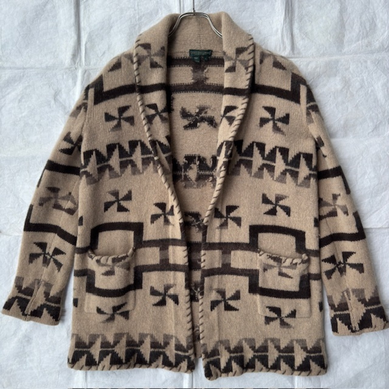Ralph Lauren Navajo Pattern Cardigan ネイティブ柄 風車柄