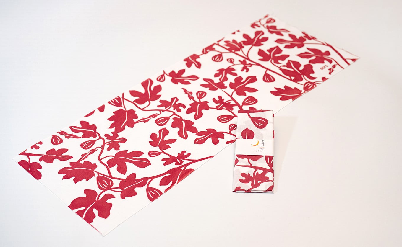 手ぬぐい 1枚 柄「イチジク」 | 高知県大月町の特産品通販「おおつき