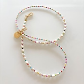 【Anael Perles Nacrees アナエル 】120cm ラコックフランセーズ スマホストラップ ネックレス パール スマホショルダー La Coque Francaise