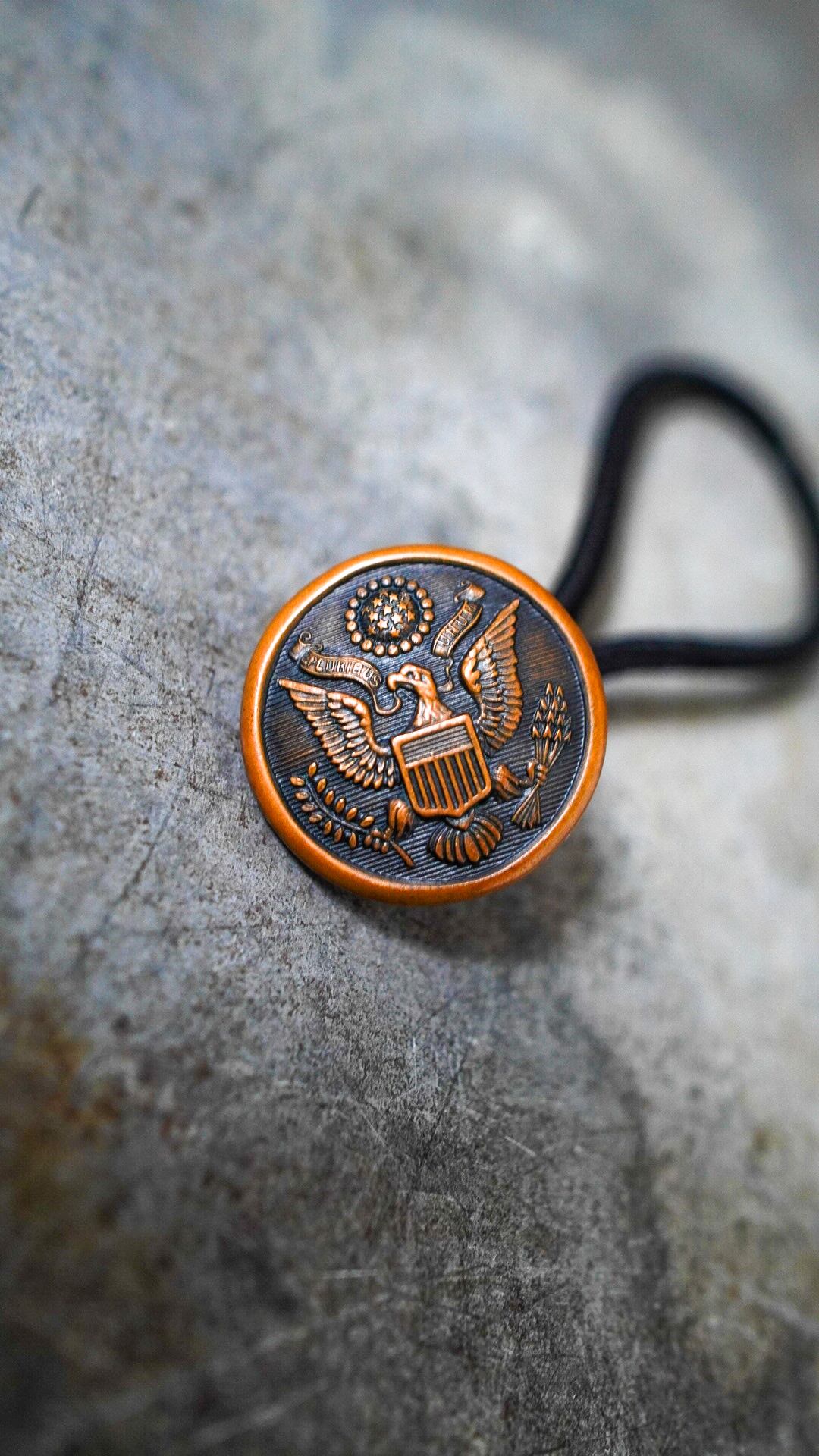 1940s】TIFFANY&Co. ティファニー 米軍 ブロンズ ボタン 《アメリカ軍  