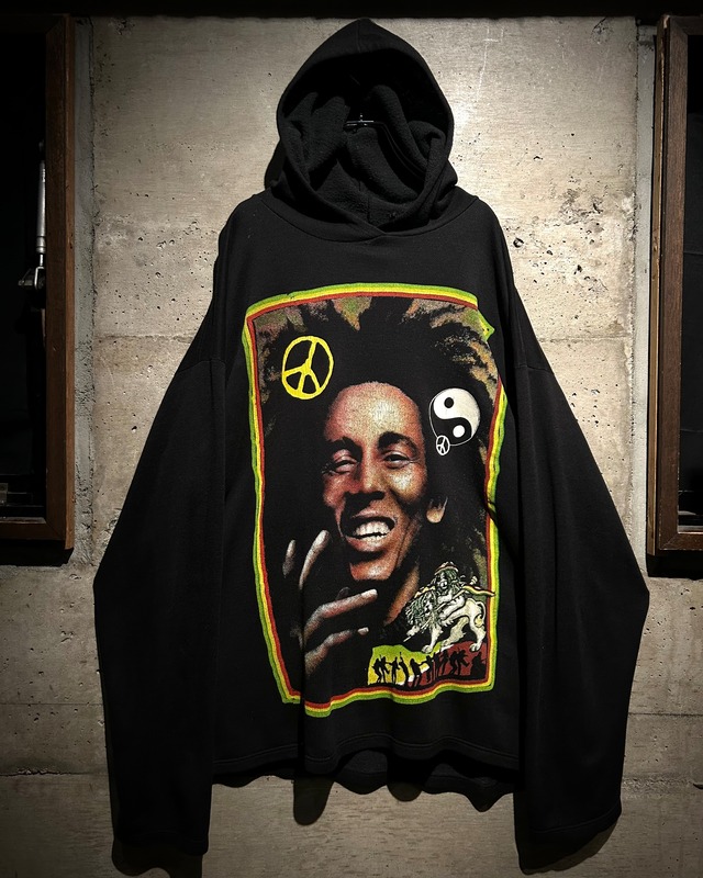 【Caka】“Bob Marly” Vintage Loose  Pullover Hoodie