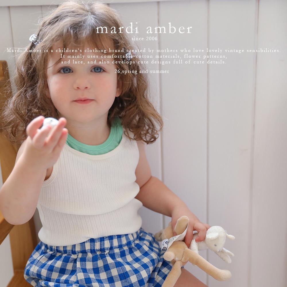 «予約»«Mardi Amber» レイヤードノースリーブ 2colors