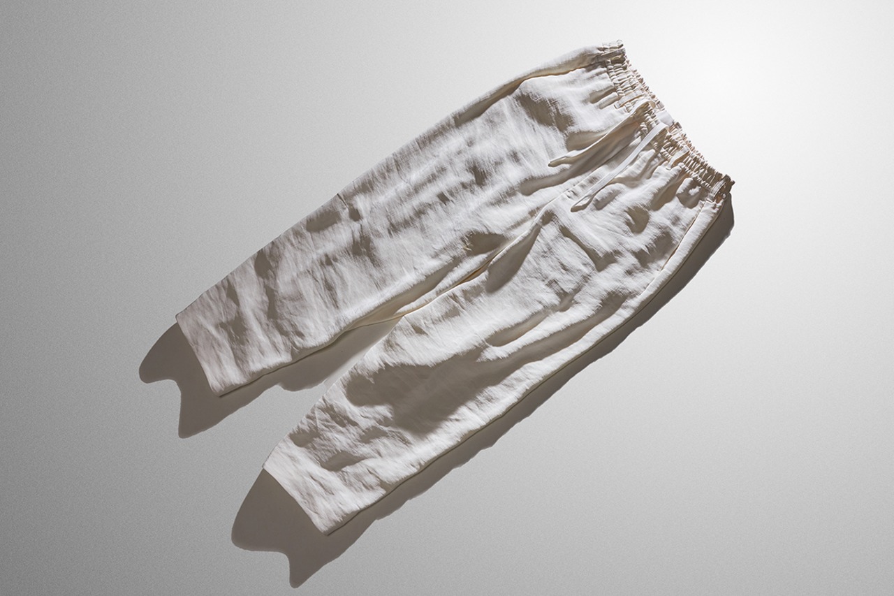 山内 / ビンテージシルクリネン・ワンカットイージーパンツ