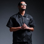 BLAZED LOGO RIGID DENIM SHIRT