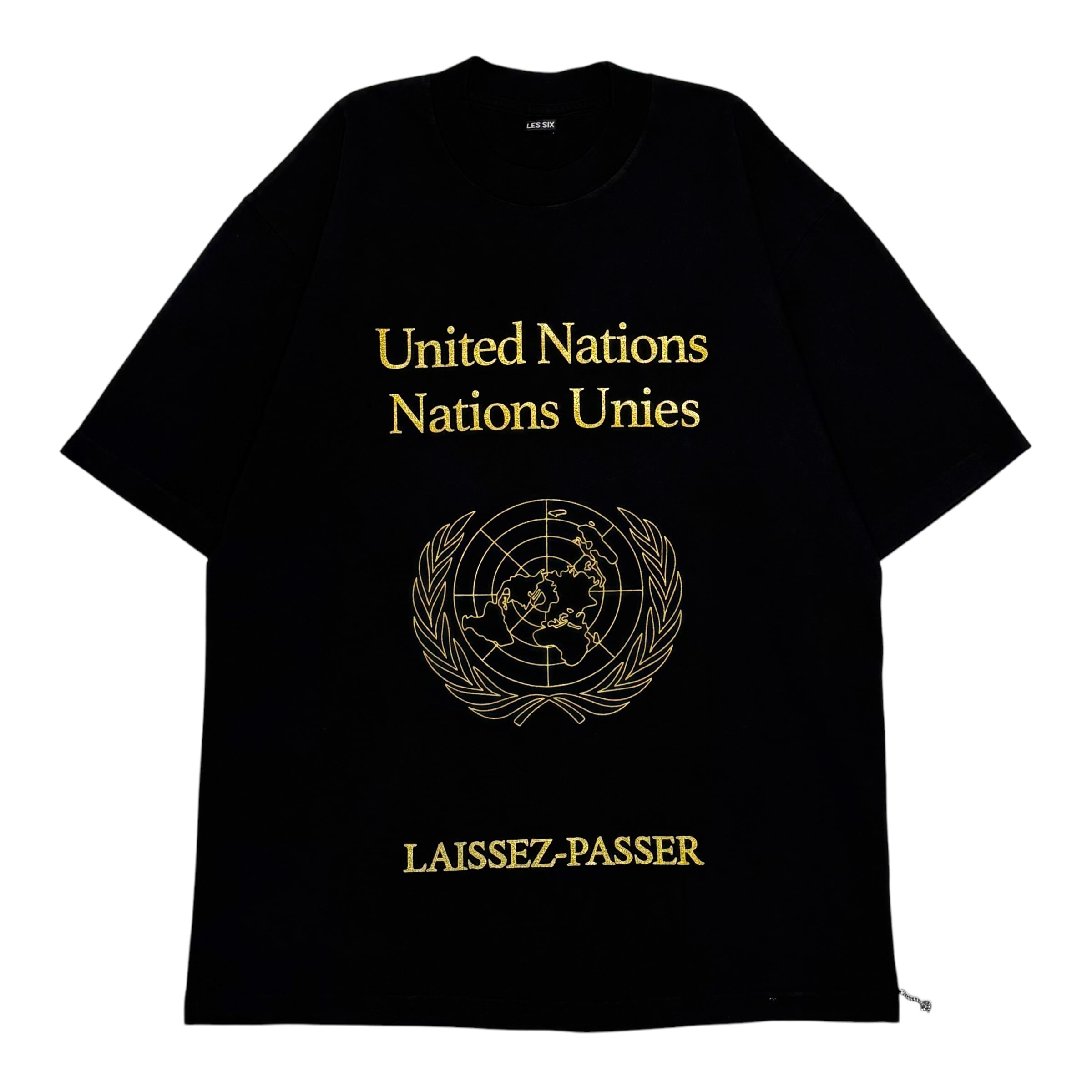 トップス Les six 24aw ASYMMETRICAL REDNECK SHIRT les six アシンメトリーシャツ Les six 24aw ASYMMETRICAL REDNECK SHIRT