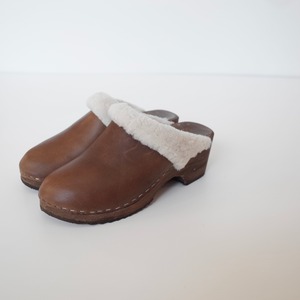 MOHEDA TOFFELN leather boa sabo