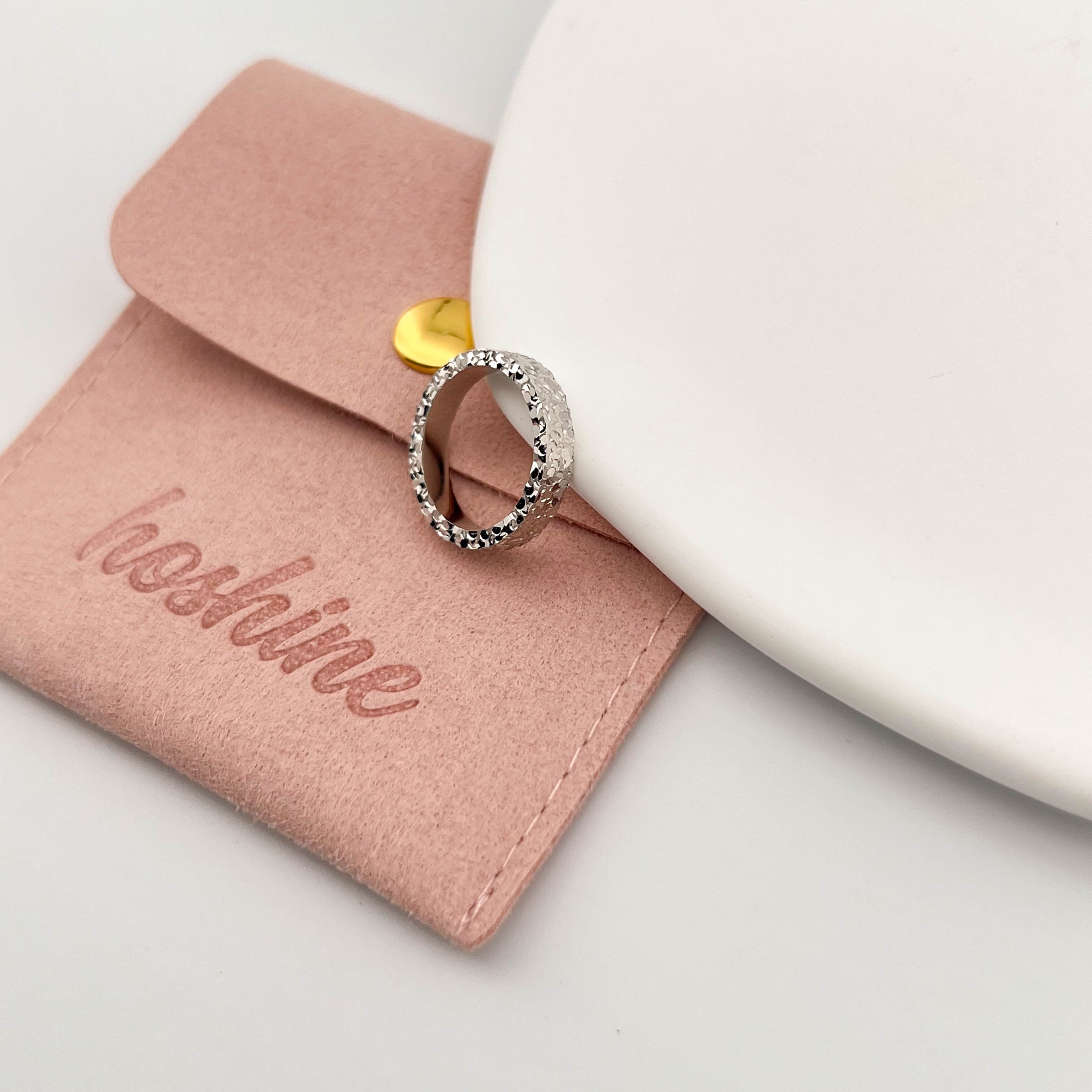 s925キラキラアイスキューブリング