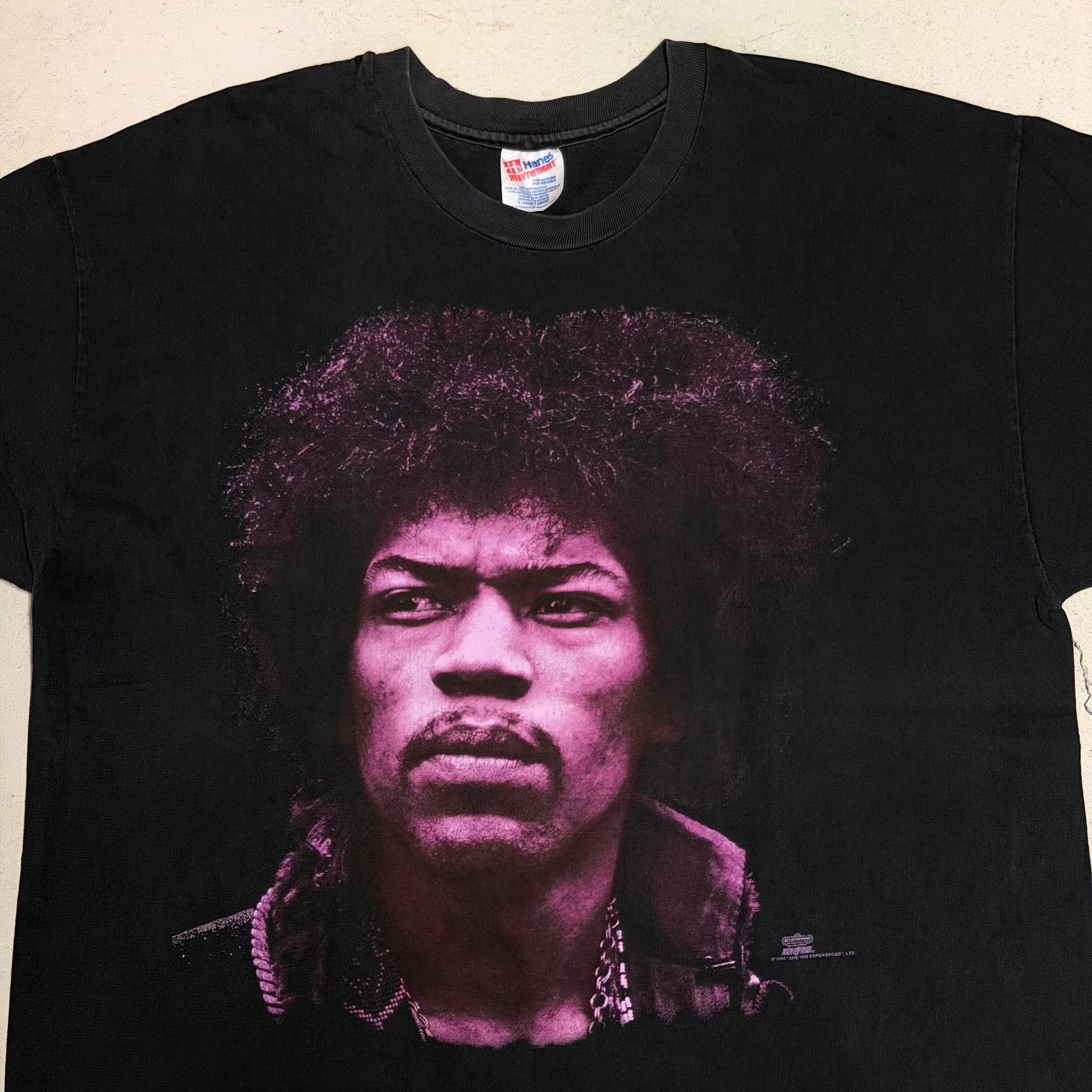 1994年コピーライト入　JIMI HENDRIXジミーヘンドリックス　TEE JIMI HENDRIX FACE PRINT S/S TEE 1994 XL | safarionline